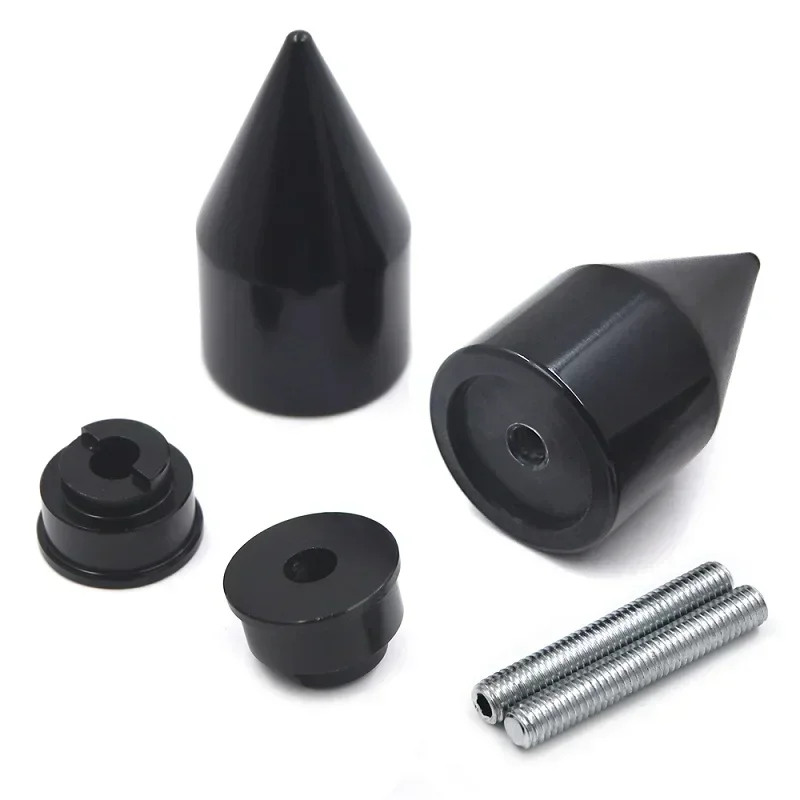 

Motorcycle Parts Black Spike Bar Ends Hand Grip Handlebar End Caps for Honda CBR 600RR 2003-2013