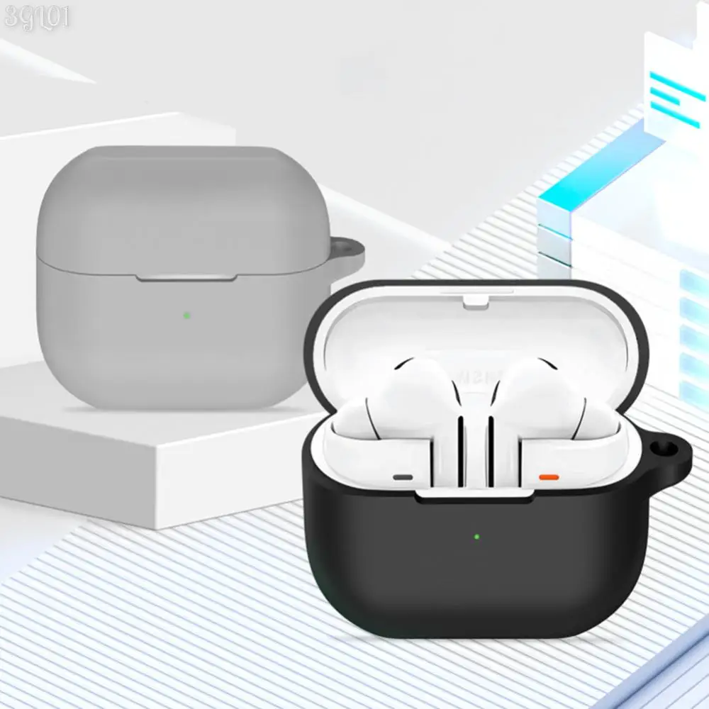 Silicone Soft Protective Case Dustproof Earphone Case Cover Protective Skin Sleeve for Samsung Galaxy Buds 3/3 Pro Charging Case