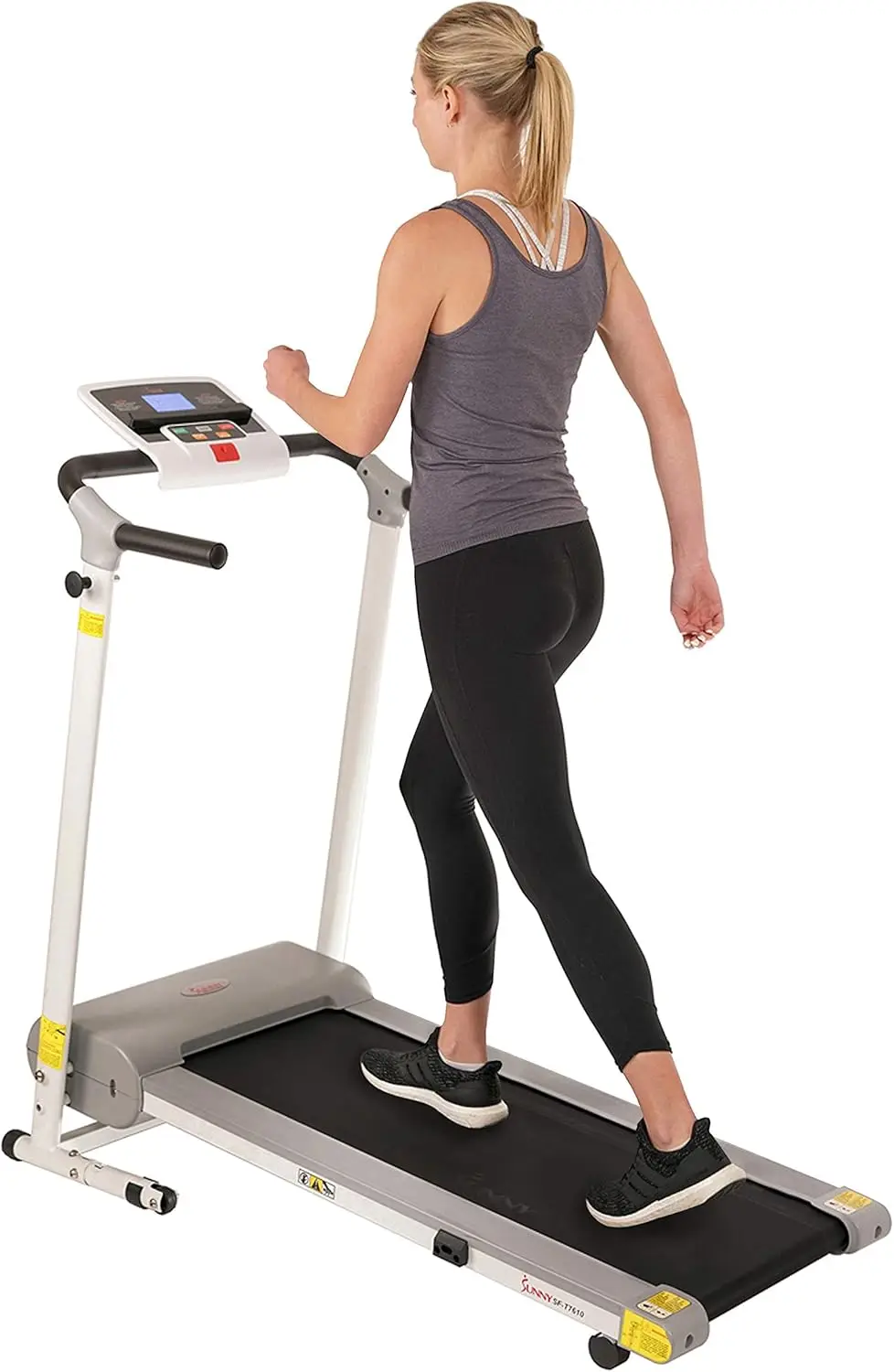 

Compact Foldable Treadmill, Easy Assembly, Quiet Operation, LCD Performance Monitor, Device Holder, Running & Walking Exercise