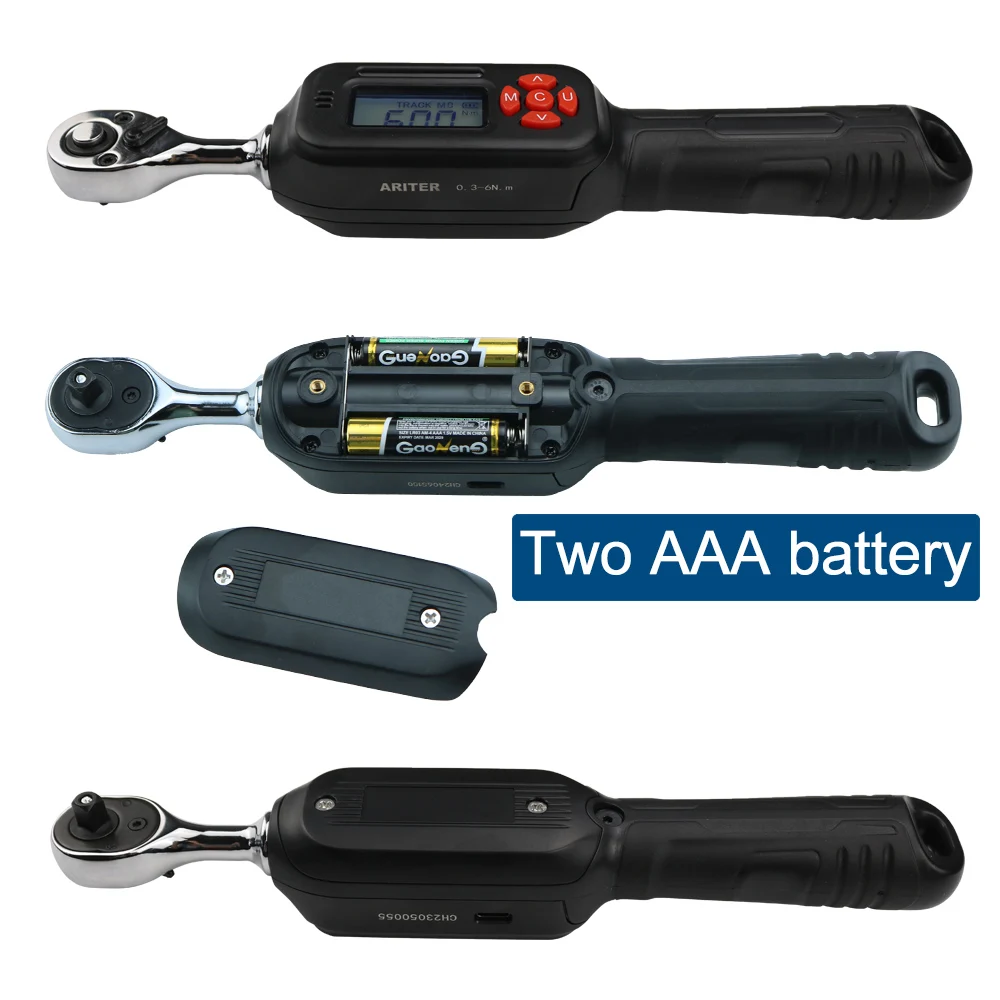 Imagem -05 - Ariter Mini Digital Torque Wrench Professional Ajustável Bike Car Repair Torque Wrench Ferramentas Manuais