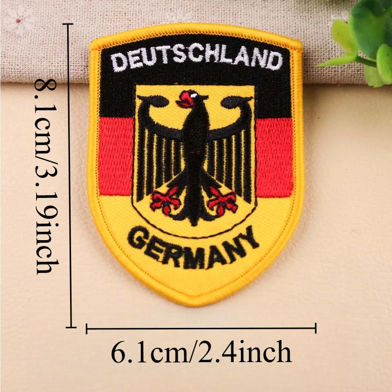 النمسا فرانكفورت ألمانيا الحديد على خياطة شارة مطرزة بقع DIY بها بنفسك تي شيرت ظهره الملابس يزين ملصق