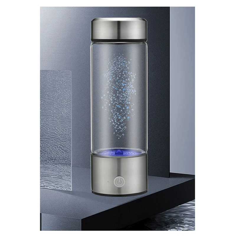 Hydrogen Water Generator Alkaline Maker USB Rechargeable Water Ionizer Bottle Super Antioxidant ORP Hydrogen Water Cup