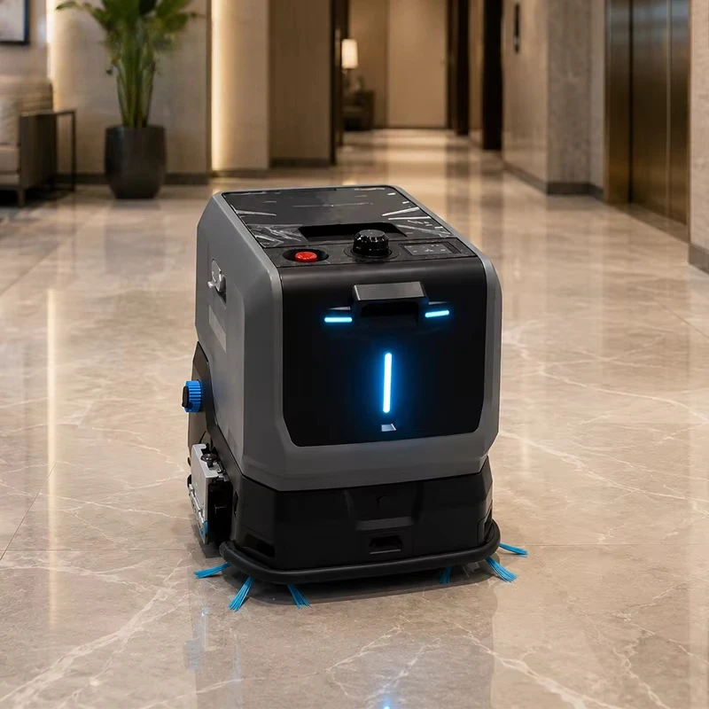 Customized Autonomous Ride-Free Floor Scrubber Dryer Smart Navigation Robot for Mall Warehouse Factory Floor Cleaning