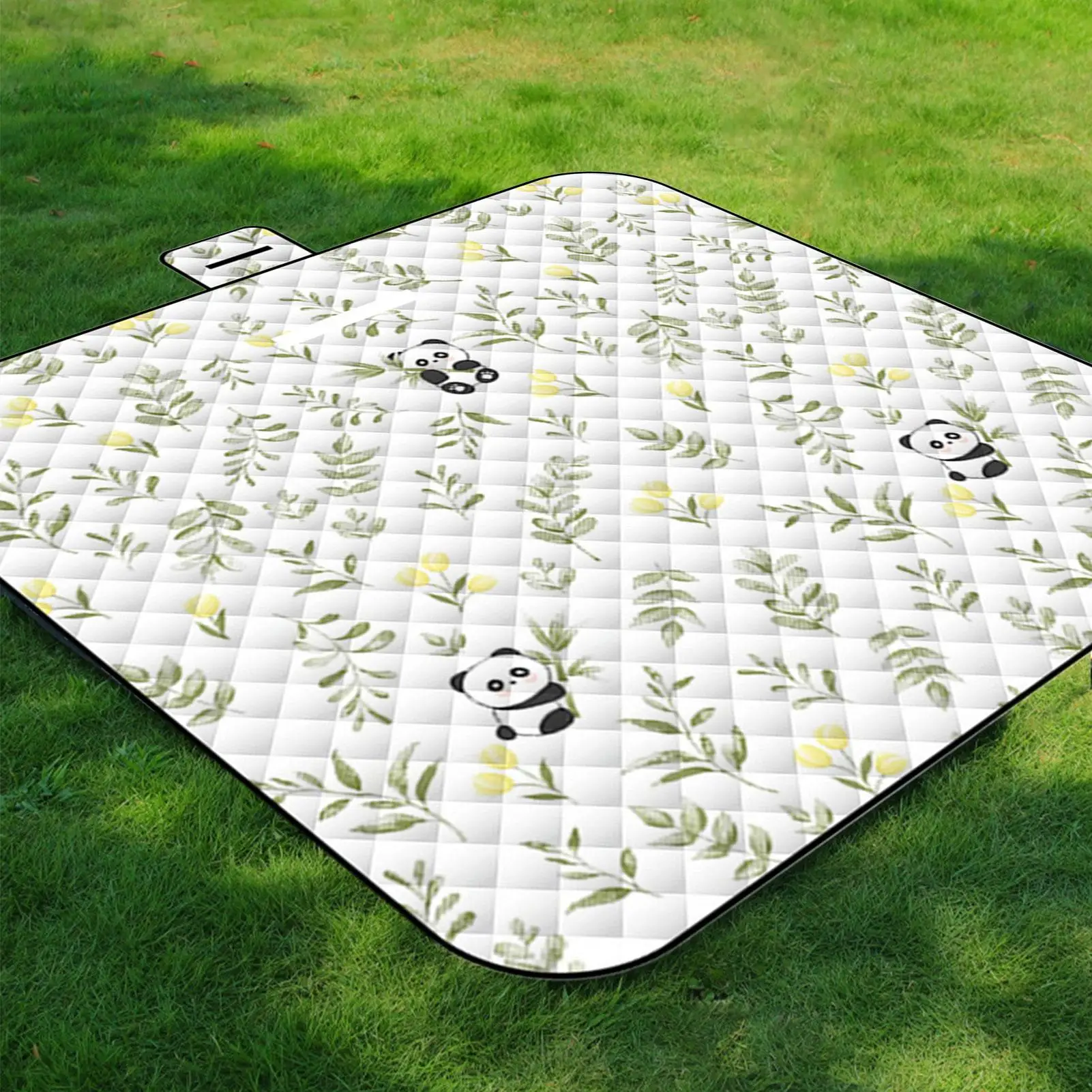 

Large Picnic Blanket Grass Blanket Lovely Animal Pattern Rug 59x78in Sandproof For Baby Playtime Beach Park Bedroom Vacation