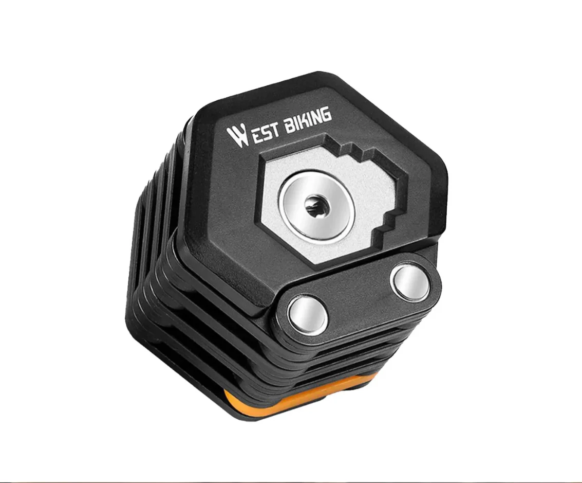 

Мини-складной замок Cyrusher, аксессуары для шоссейного велосипеда MTB, портативный противоугонный замок из легированной стали