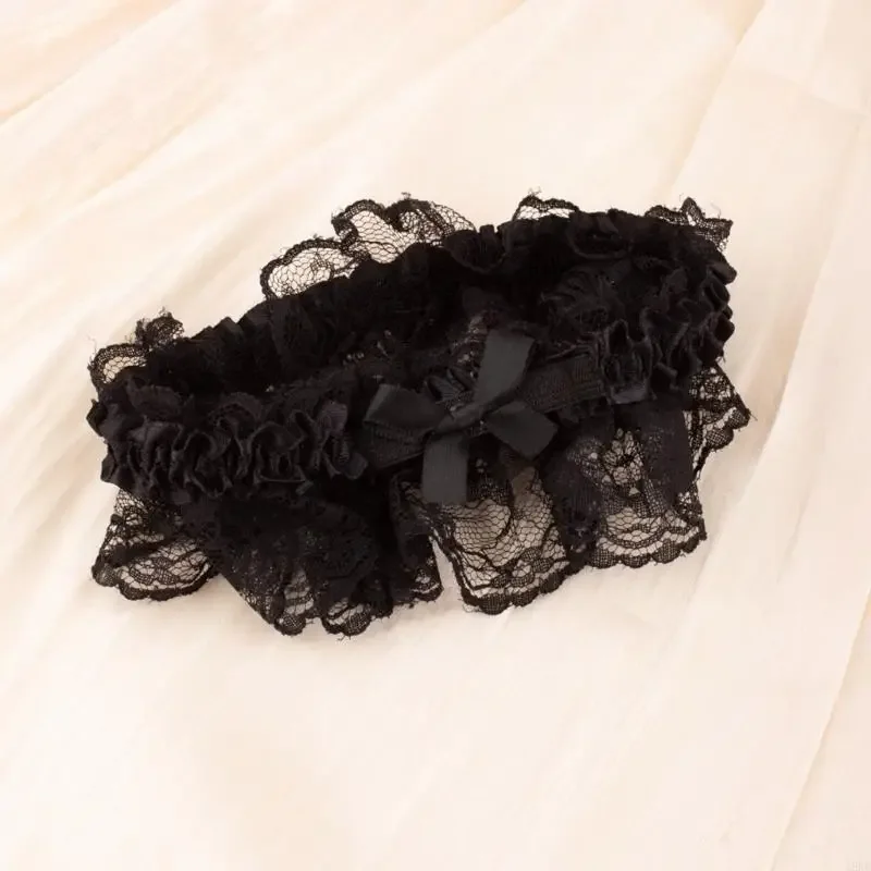 Leve prático rendas perna coberturas halloween cosplay acessório fácil manutenção festa tema outfit realçador