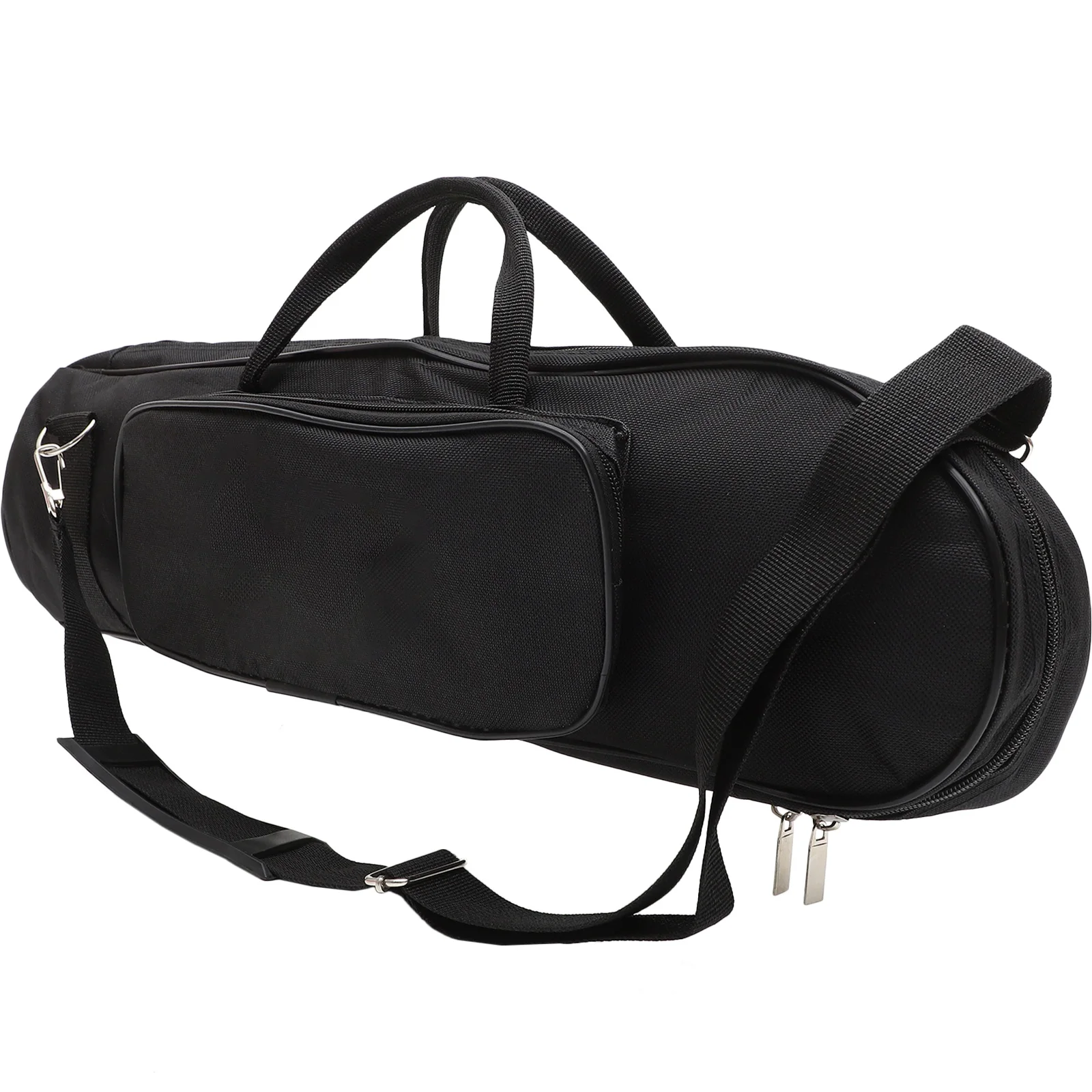 

Small Trumpet Shoulder Bag Cotton Inside Comfortable Carry Horizontal Portable Handbag Instruments Black Travel Durable Storage