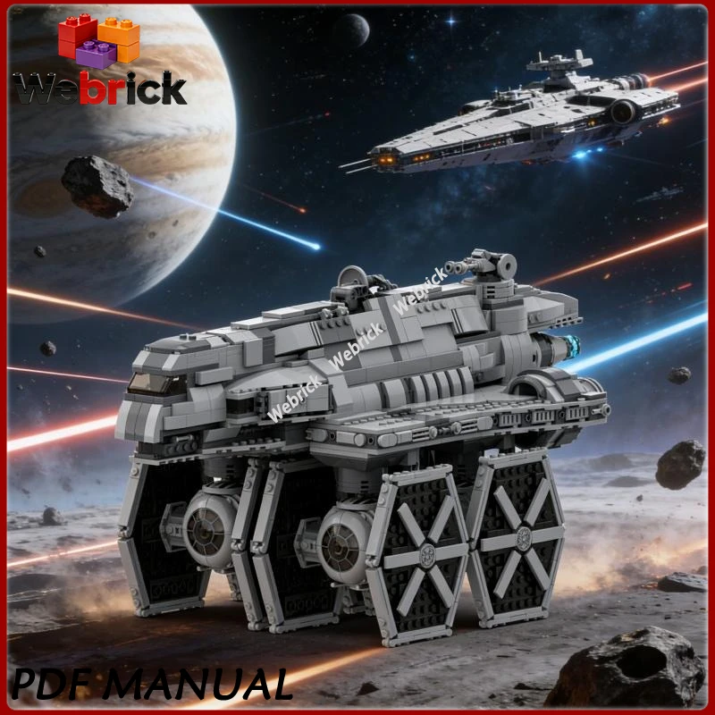 

Imperial Gozanti Assault Carrier MOC Building Blocks Sci-Fi Space Cruiser Model Assembly Bricks Kit Adult Collection Gift