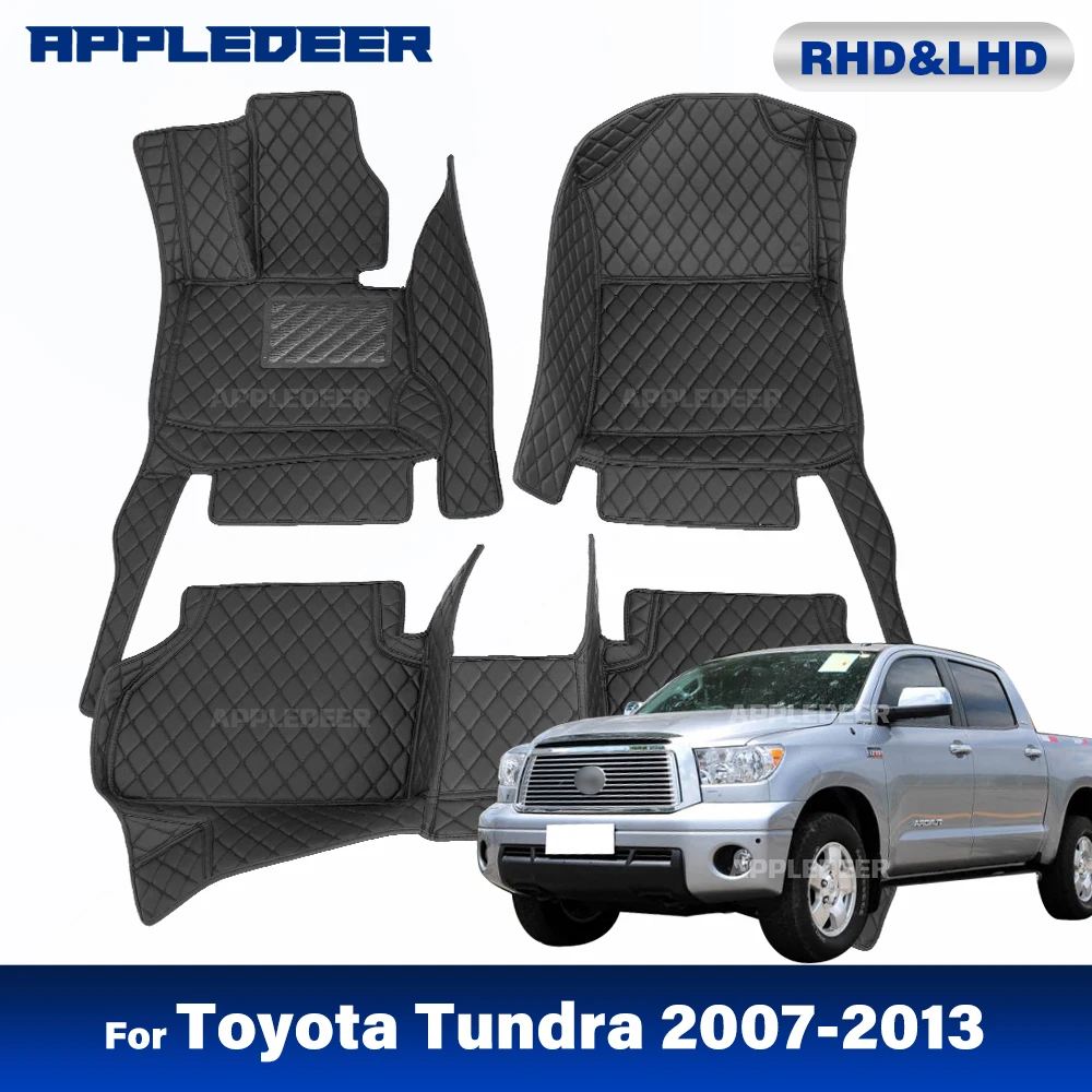 

Car floor mats for Toyota Tundra 2007 2008 2009 2010 2011 2012 2013 Custom auto foot Pads automobile carpet cover