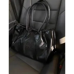 Mode Kordel zug Handtaschen Pu Frauen Cross body große Kapazität Einkaufstasche Shopper wasserdichte feste Umhängetaschen für Frauen