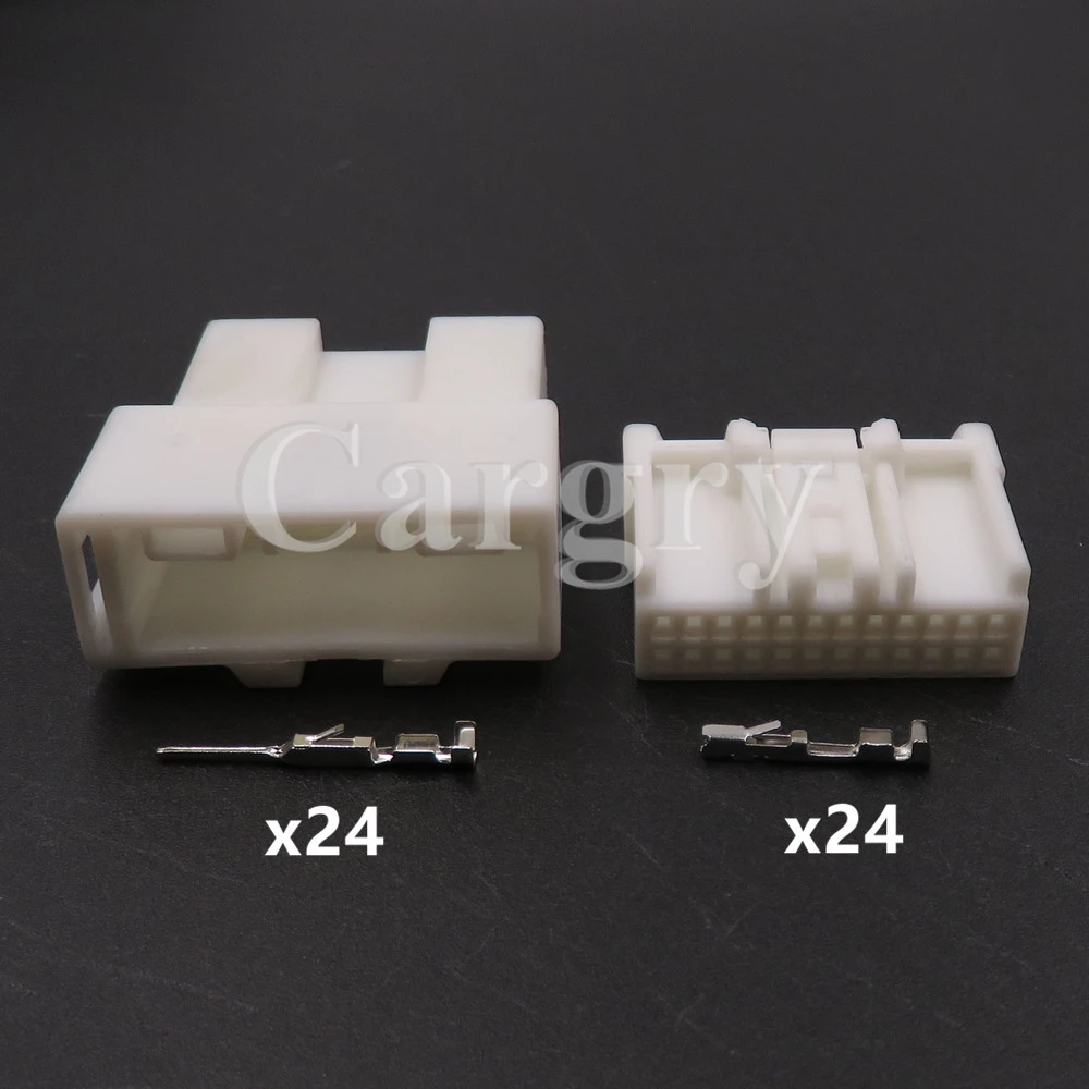 

1 Set 24P 6098-4594 6098-4588 AC Assembly Automobile Wire Connector Car Unsealed Adapter Auto Plastic Housing Wiring Socket