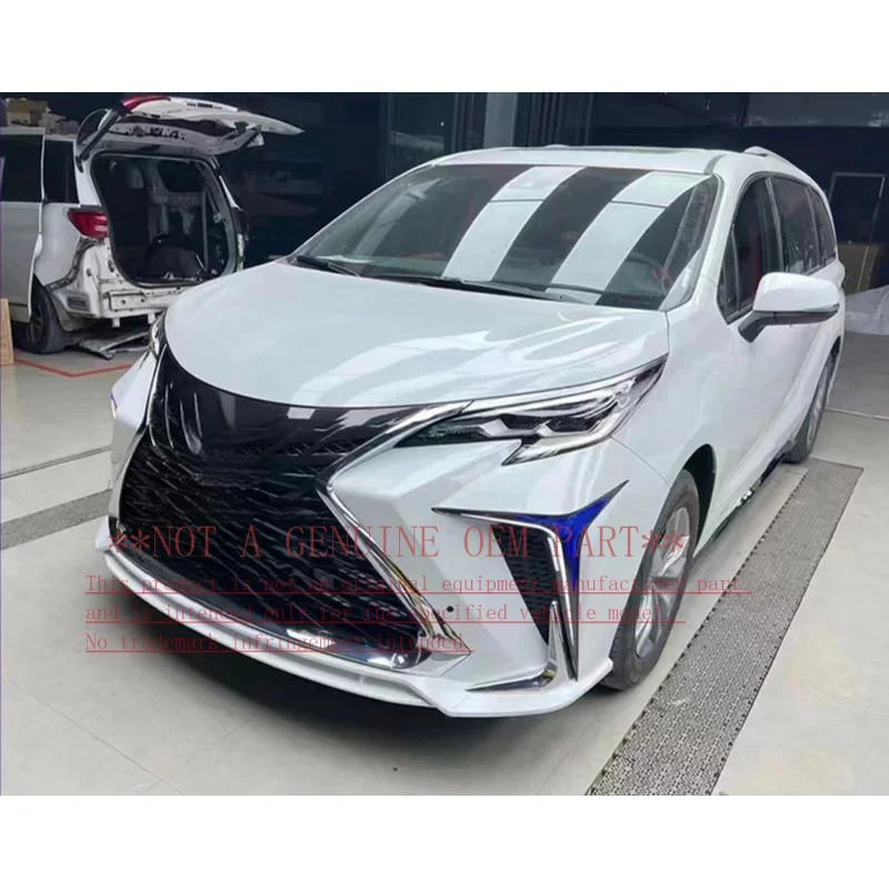 For Toyota Sienna 2021‑2022 Upgrade Dream Version DJ Star XSE Style Front Rear Bumper Assembly Exterior Accessories