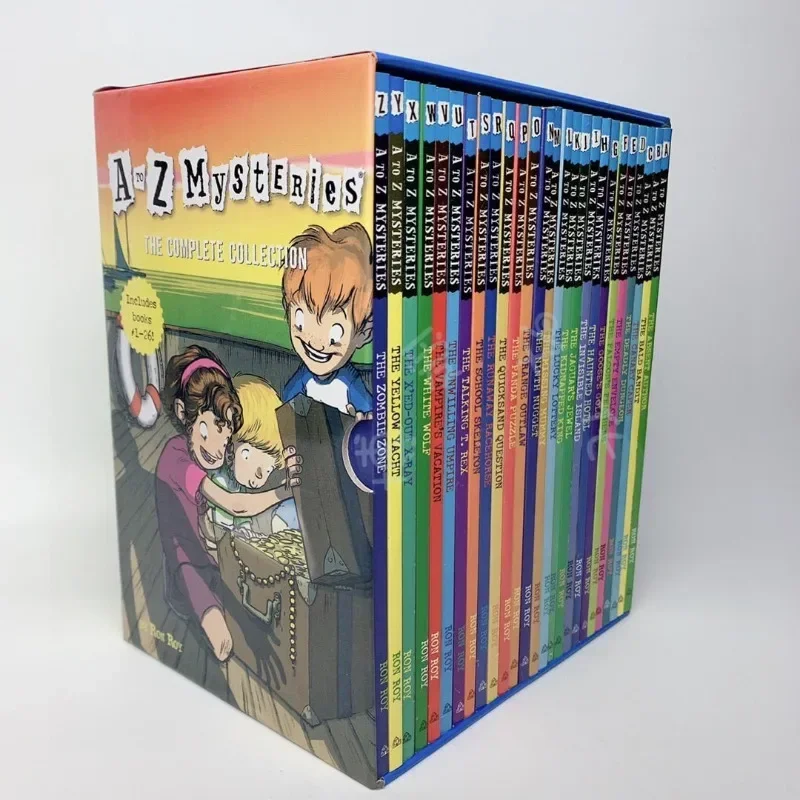 

A To Z Mystery Case English 26-volume Boxed Bridge Chapter Book with Audio Support Point Reading Version