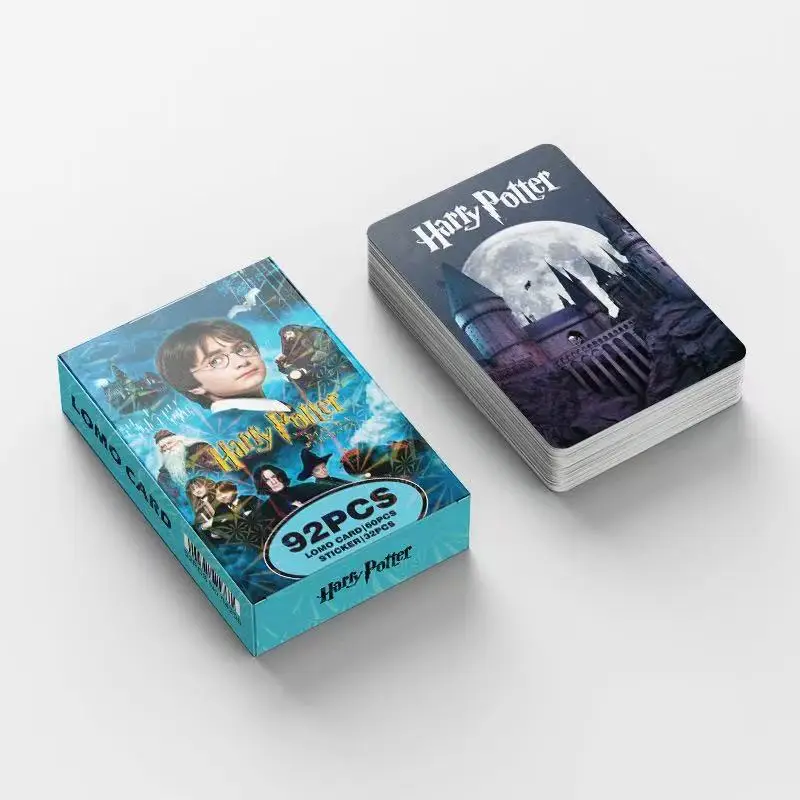 92 PCS Harry Potter Mini Cards, 3-Inch Photo Cards, Mini Stickers, Double-Sided LOMO Cards, Postcards, Fan Collectible Cards - view 6