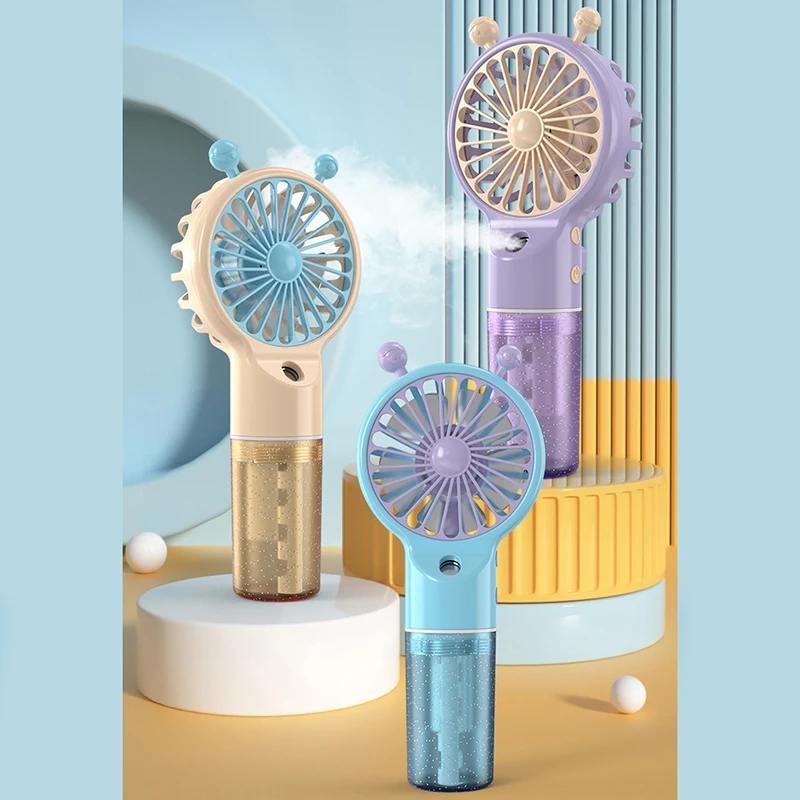 Hot Handheld Mini condizionatore d'aria USB ricaricabile portatile umidificatore Mist Cooler raffreddamento Spray umidificatore ventola per casa/ufficio