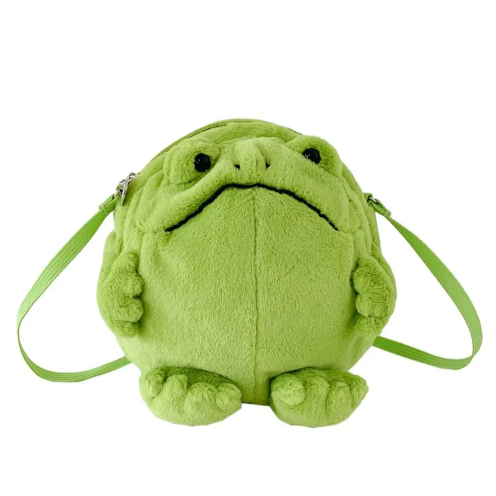 2024 New Cute Frog Shoulder Crossbody Bag For Women Purse with Zip Top Handbags Gifts for Kids Girls