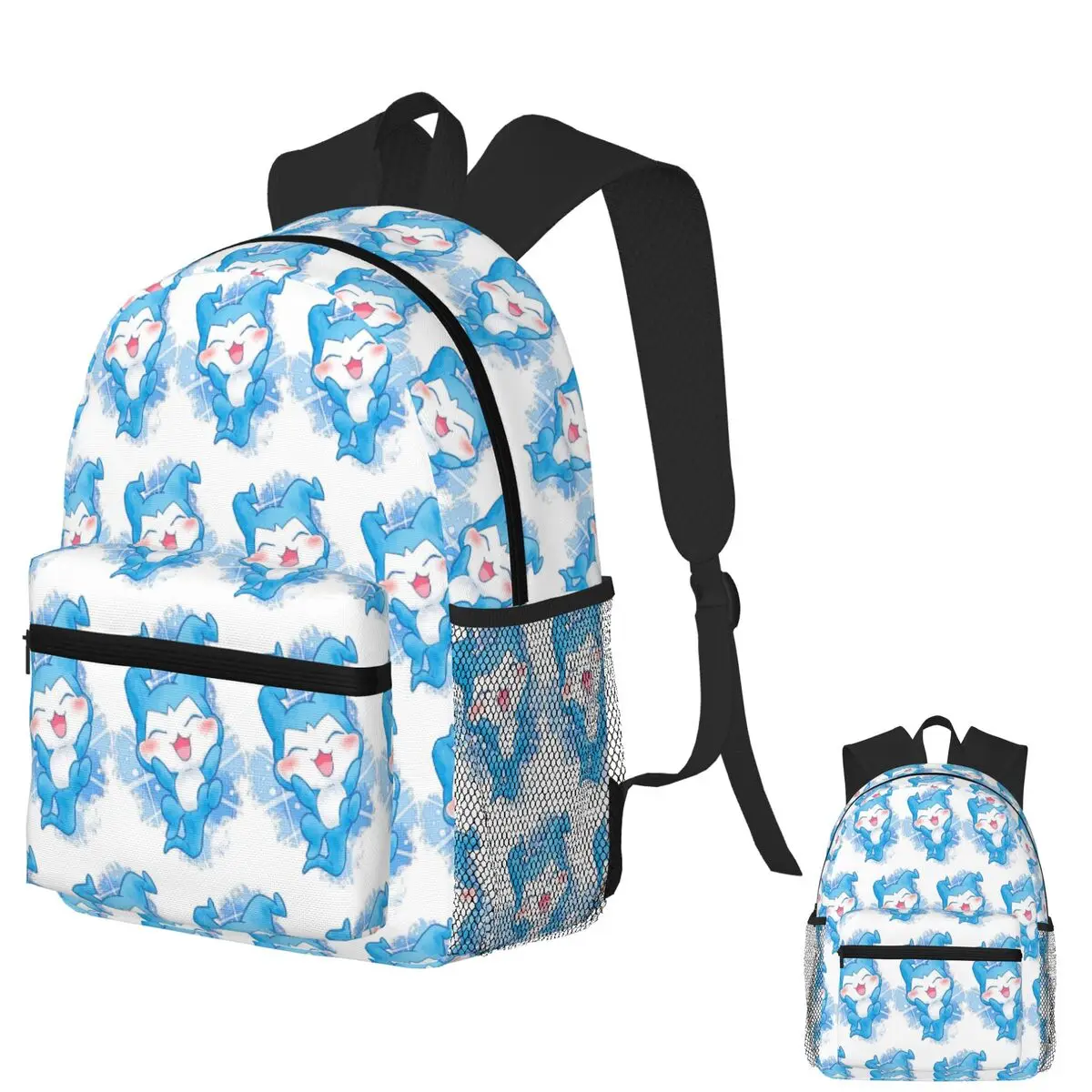Anime Digimon Chibimon Student Backpack School Bag Hiking Travel Daypack for Boys Girls Fashion Bookbag Shoulder Bags