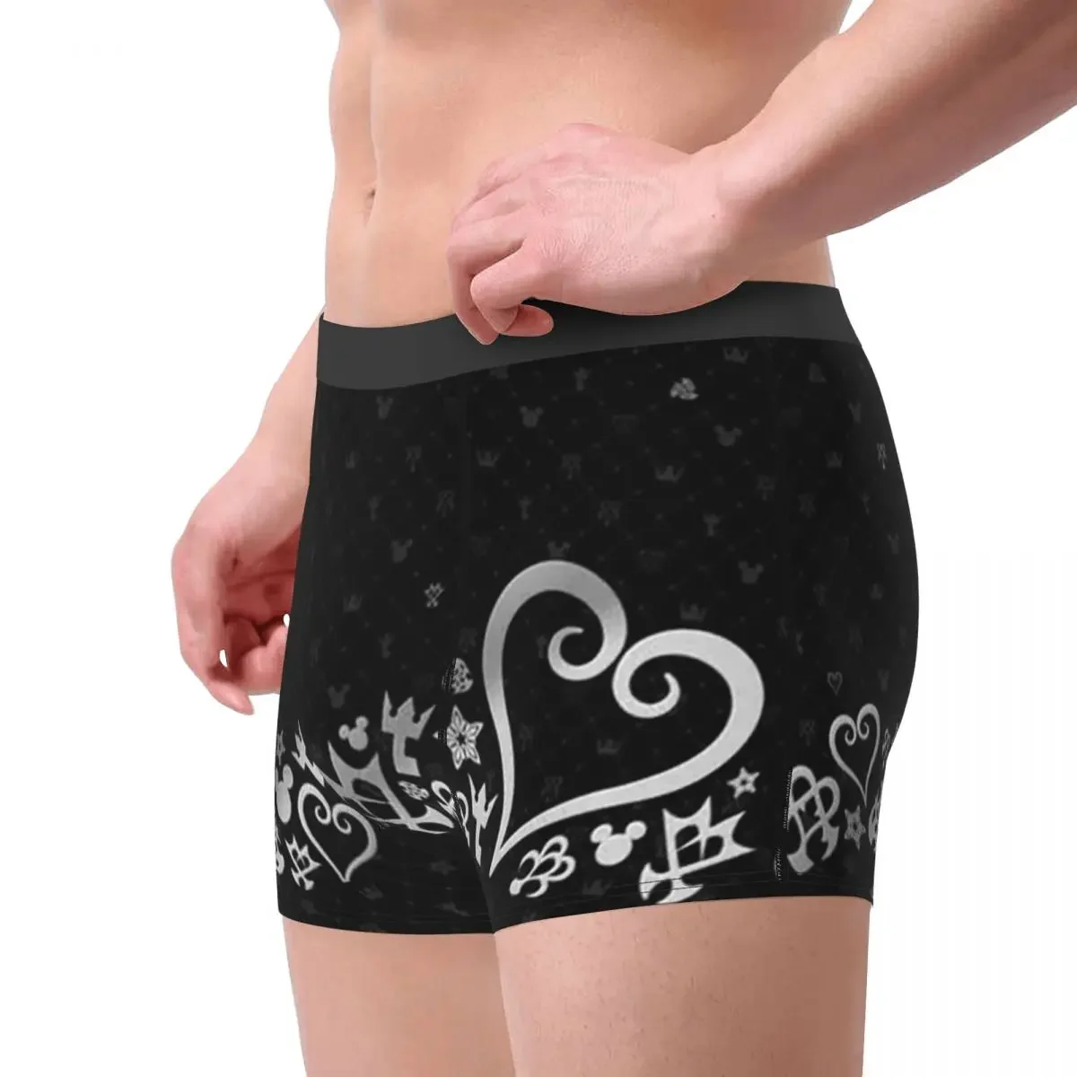 Artwork Kingdom Hearts Underpants Homme Panties Man Underwear Comfortable Shorts Boxer Briefs