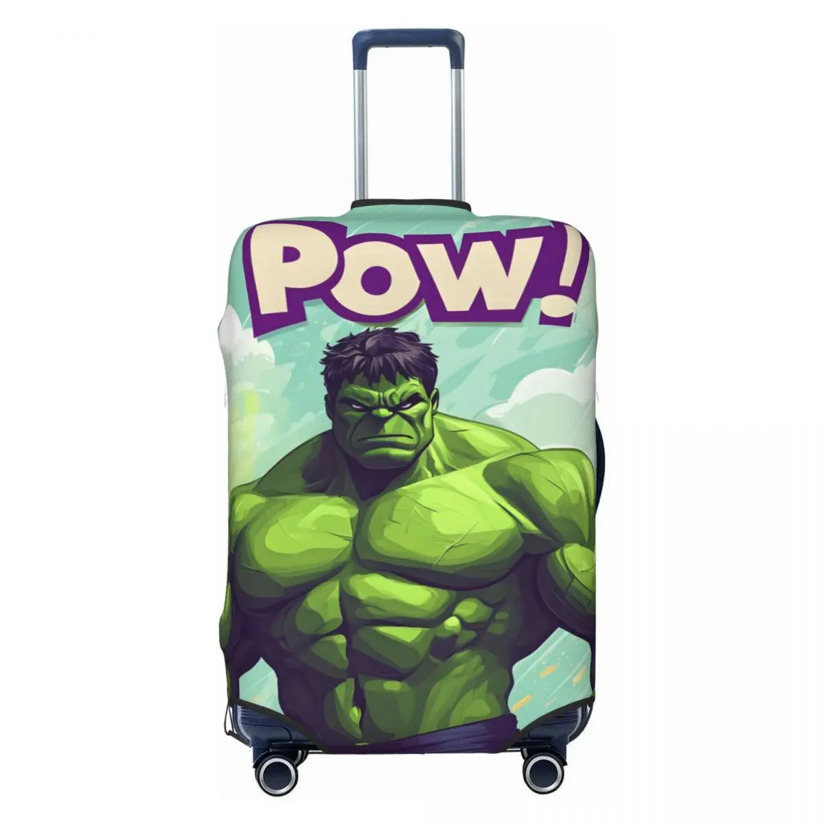 Funda protectora personalizada para equipaje de superhéroes de Hulk, fundas para maletas de viaje de película populares a prueba de polvo