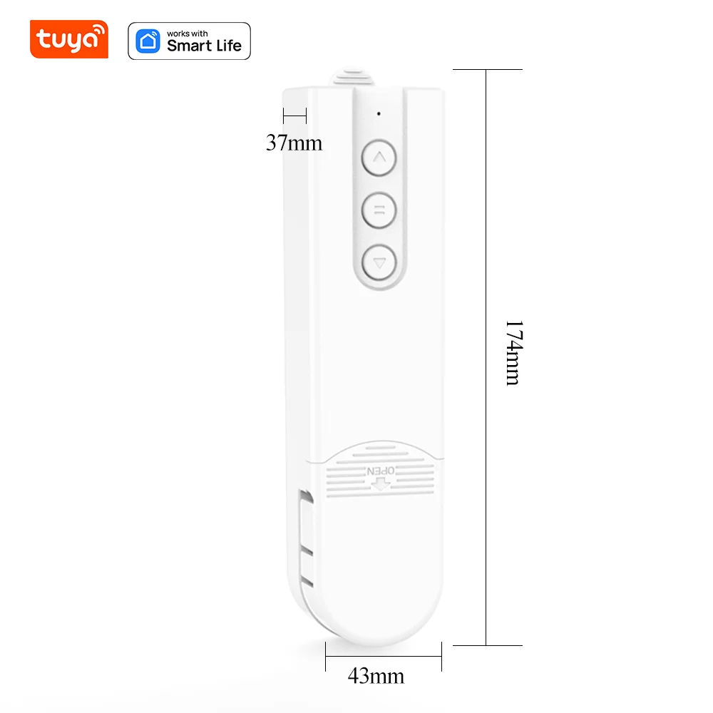 Zigbee Tuya WiFi Bluetooth Smart Electric Curtain Motor Chain Roller Shutter DIY Electric Shutter Drive Solar Panel Google Home