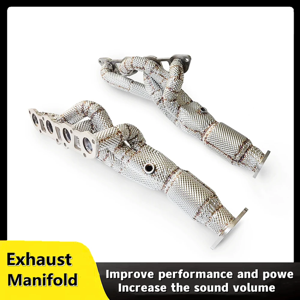 For Lexus RCF 5.0 V8 2016-2020 sstainless steel  head section high flow exhaust system Engine mufflerexhaust manifold