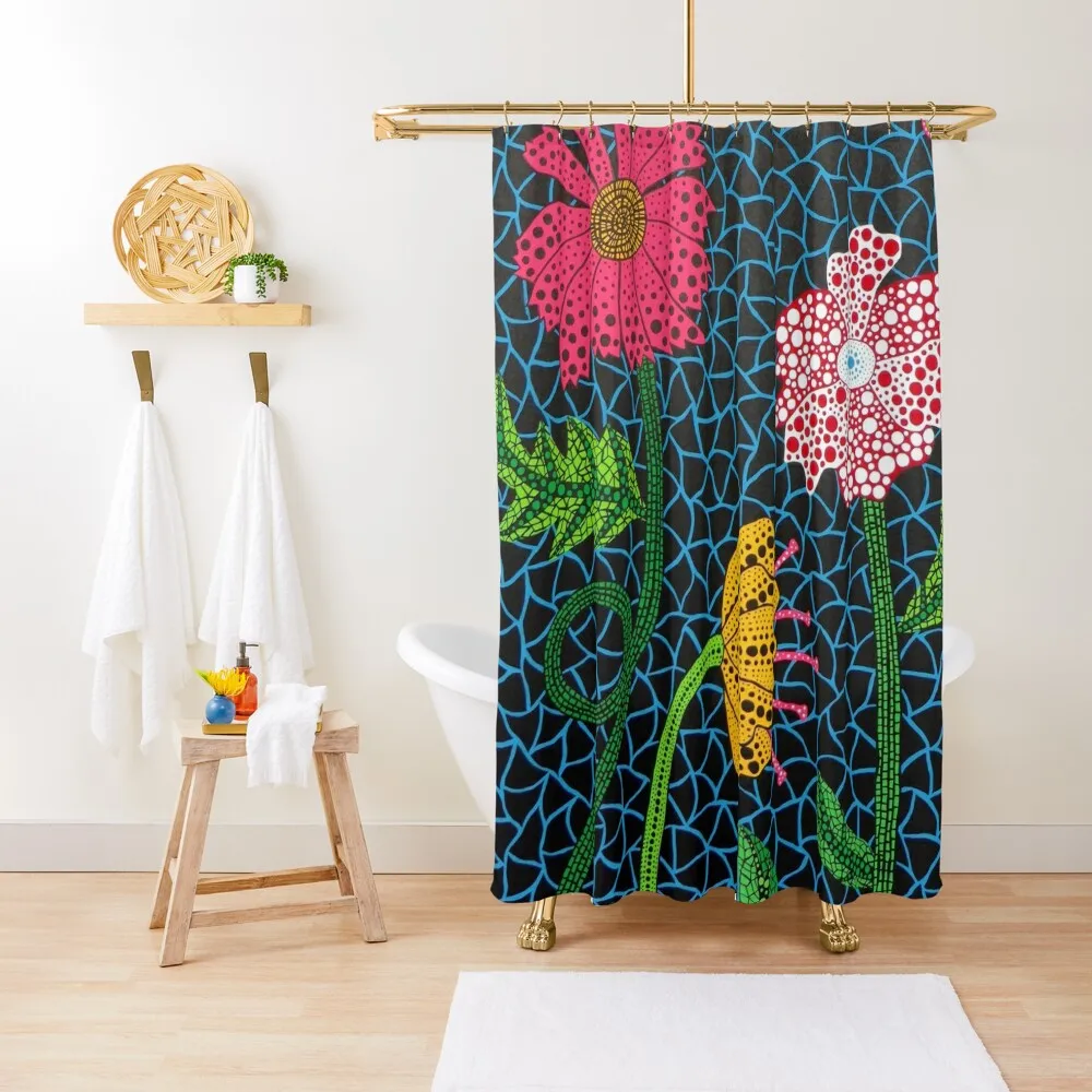 

yayoi kusama art Shower Curtain Modern Showers For Bathroom Luxury Bathroom Shower Curtain