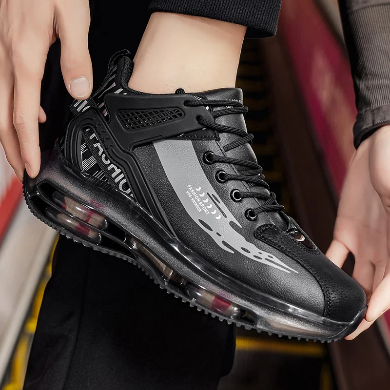 Men's Spring High Quality Trendy Shoes Thick Bottom Strap Basketball New Breathable Shock Absorbed Casual Sneaker Shoes 2026 view 5