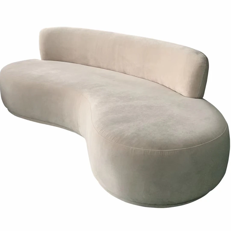 

Hotel-style 2-seat throne love seat sofa in white solid wood
