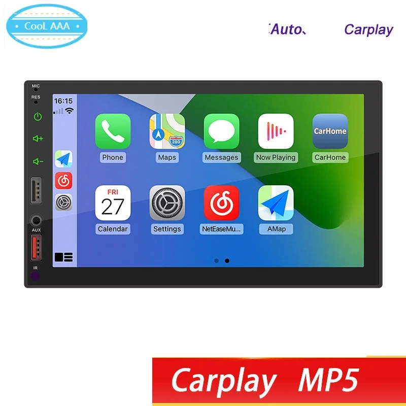 

7inch Carplay Android AUTO Car MP5 Mobile Internet Player Car MP4 Radio Card Insert Bluetooth usb power charge