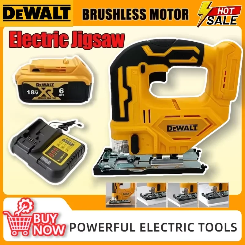

Аккумуляторный лобзик Dewalt 3000 об/мин, портативный, многофункциональный, регулируемый, для деревообработки, 18В, бесщеточный инструмент
