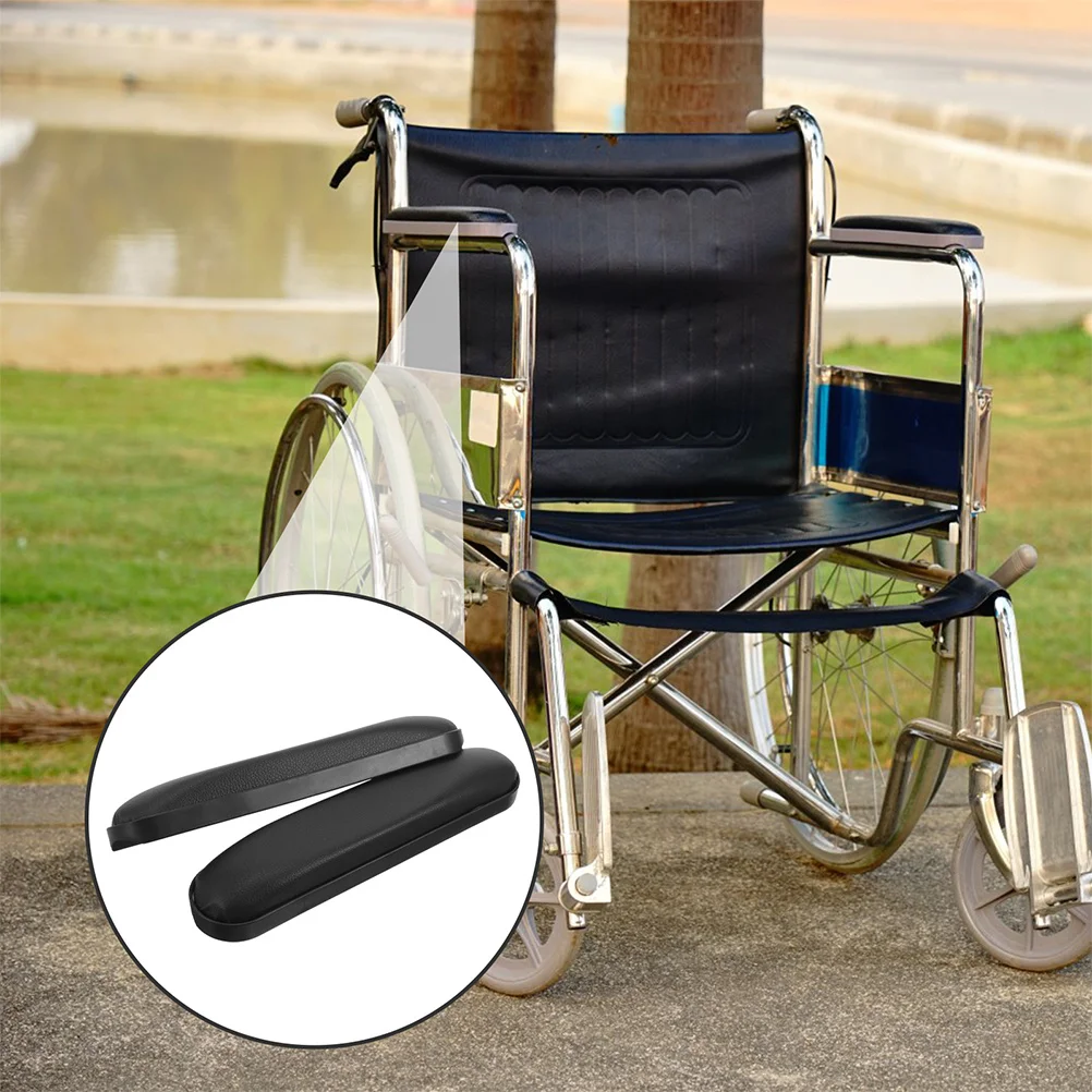 

4pcs Waterproof Wear-Resistant Armrests For Manual Wheelchair Replacement Ergonomic Grip Wheelchair Parts Accessory