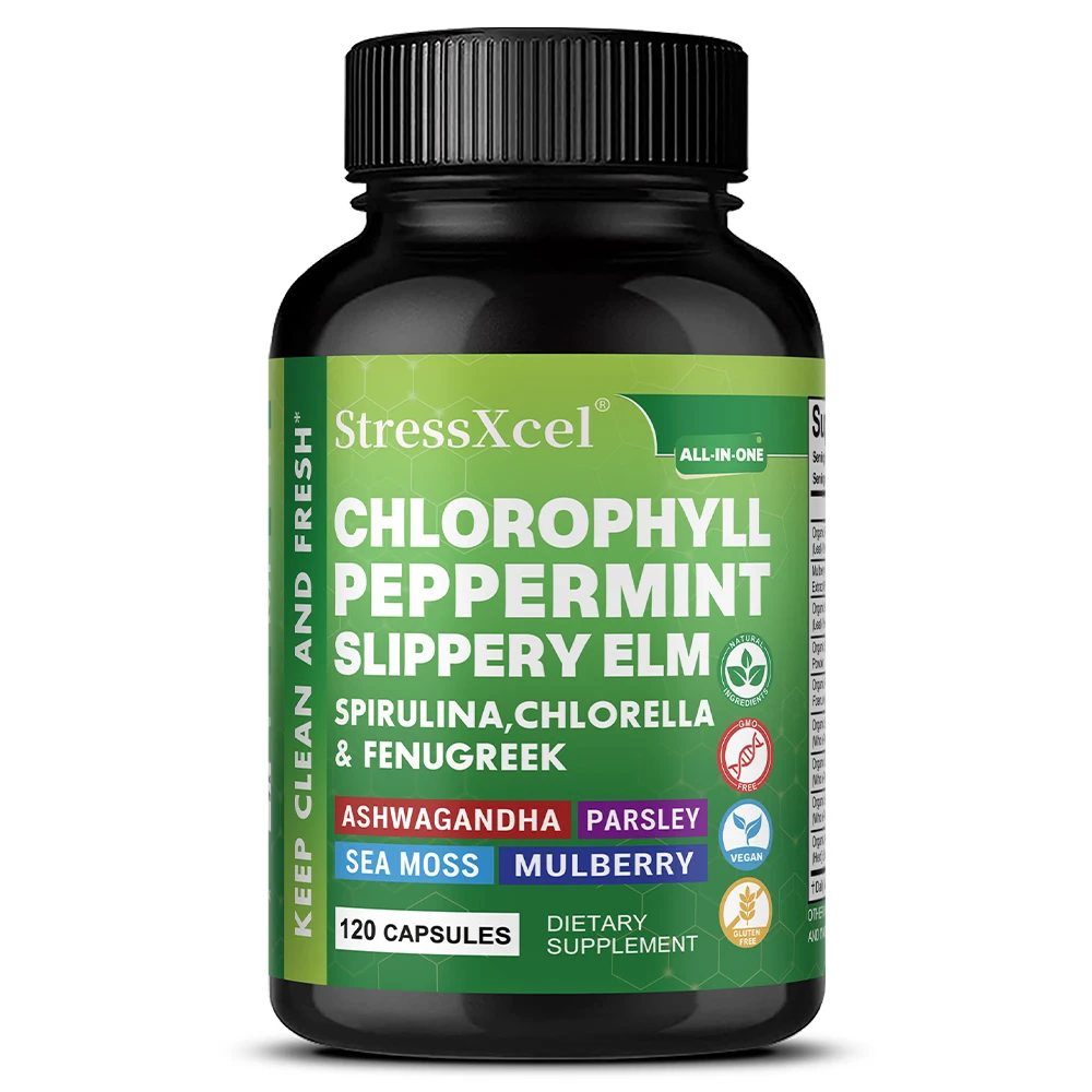 Cápsulas Premium de Espirulina y Chlorella - Cápsulas de Clorofila para Apoyar la Desintoxicación, Mayor Energía y un Sistema Inmunológico Saludable