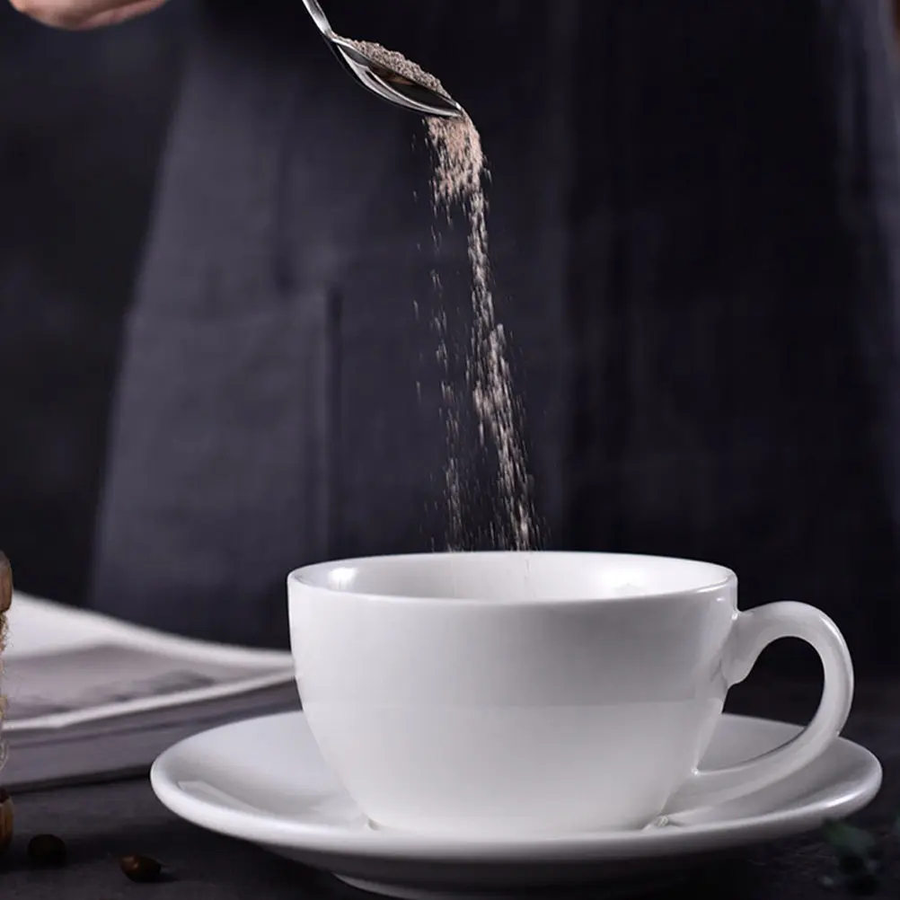 1Set Ceramic Cup Saucer Suit 250Ml Premium Quality Coffee Mug Set for Daily Use Home Office Cafe Afternoon Tea Gift