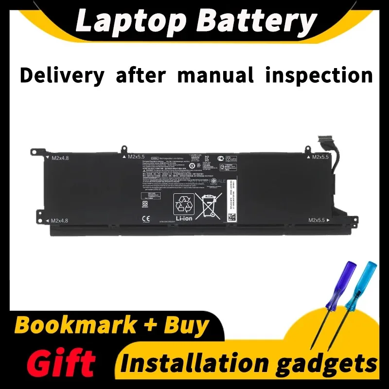 

For HP Phantom Elf 5X TPN-Q215 15-dg0002TX/3TX/4TX 15-dq0000 DX06XL L32749-005 HSTNN-DB9B 11.55V 72.9wh/6000mAh Laptop Battery