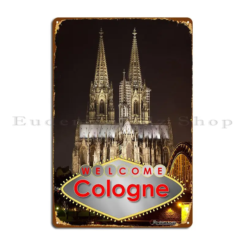 Cologne Cathedral Is Simply Beautiful Metal Plaque Mural Customize Cinema Wall Cave Garage Tin Sign Poster