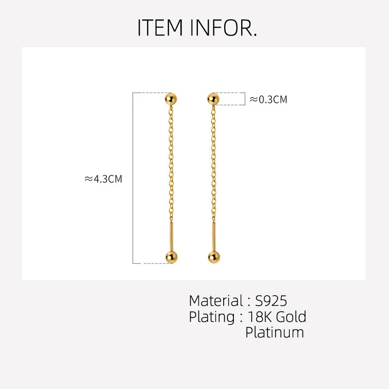 Thumbnail 2 - #7 Dangle Chain Earrings Comparison Guide