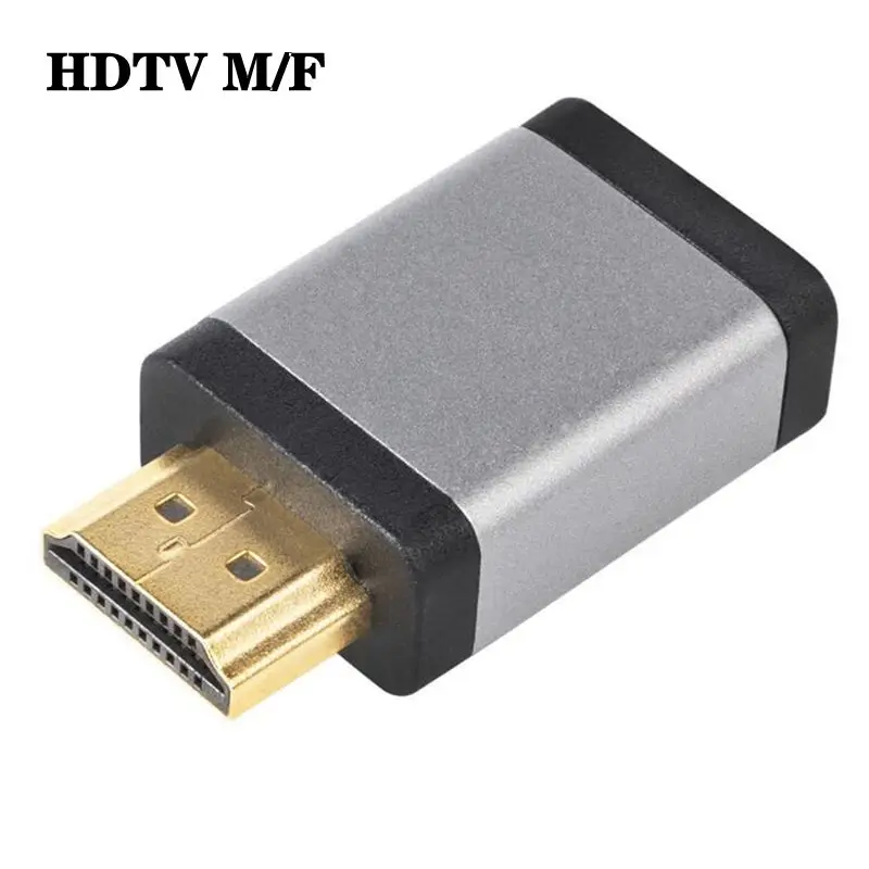 Aluminum Alloy HDMI Compatible Male and Female HDMI Compatible Female to Mini Micro HDMI Compatible Male TV HD 4K Adapter