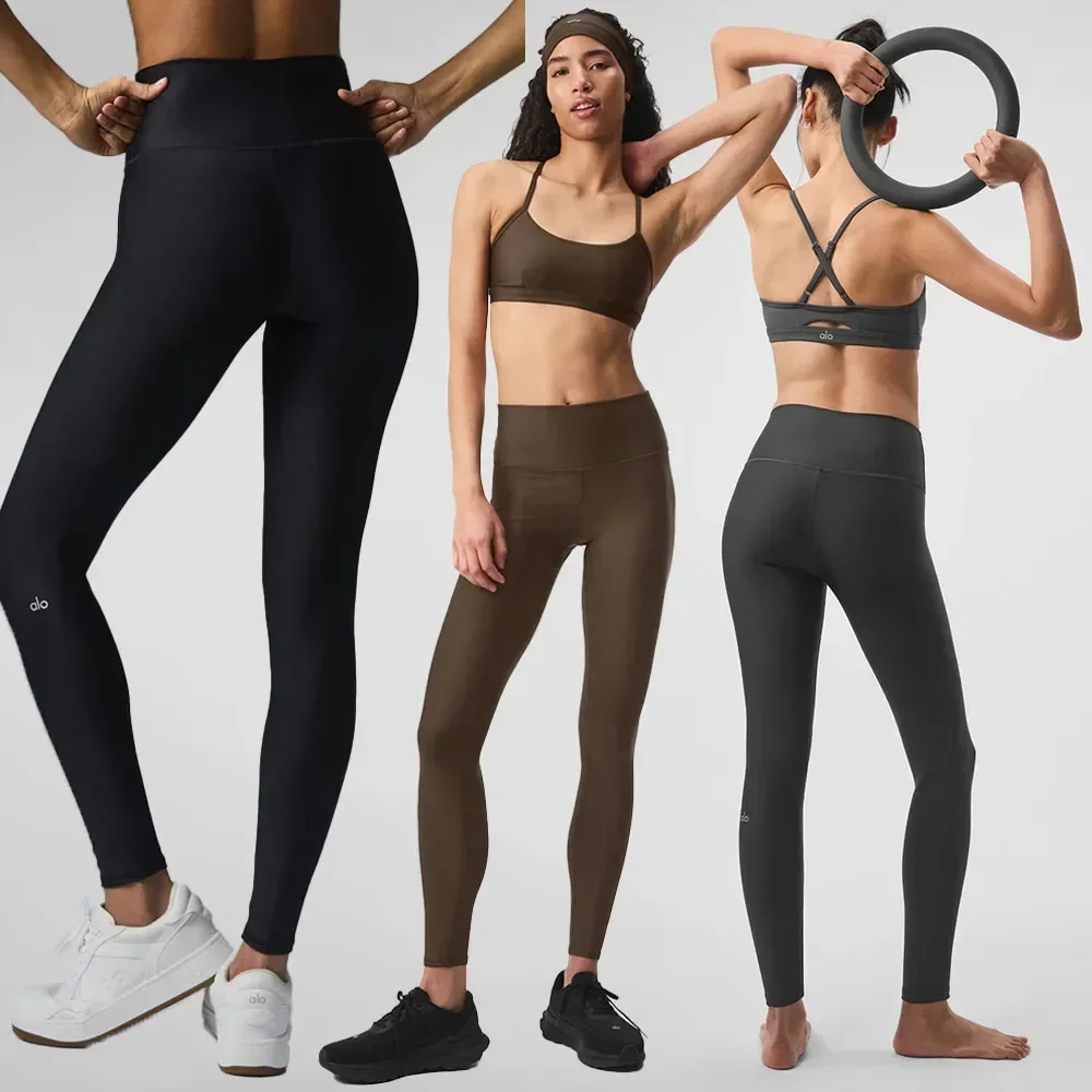 Street Style 7/8 High-Waist Air Lift Legging Tailored and Comfortable Pilates Yoga Sweatpants for Women's Exercise Leggings