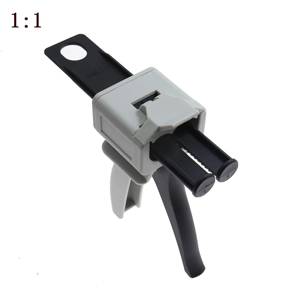 50ml Two Component AB Epoxy Sealant Glue Gun1:1 2:1 Applicator Glue Adhensive Squeeze Mixed Manual Caulking Gun Dispenser