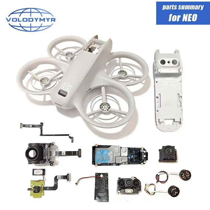 

VOLODYMYR Original Upper Middle Bottom Shell for DJI NEO Body Frame Drone Parts Gimbal Lens Motor IMU Cable PTZ Shock Mount