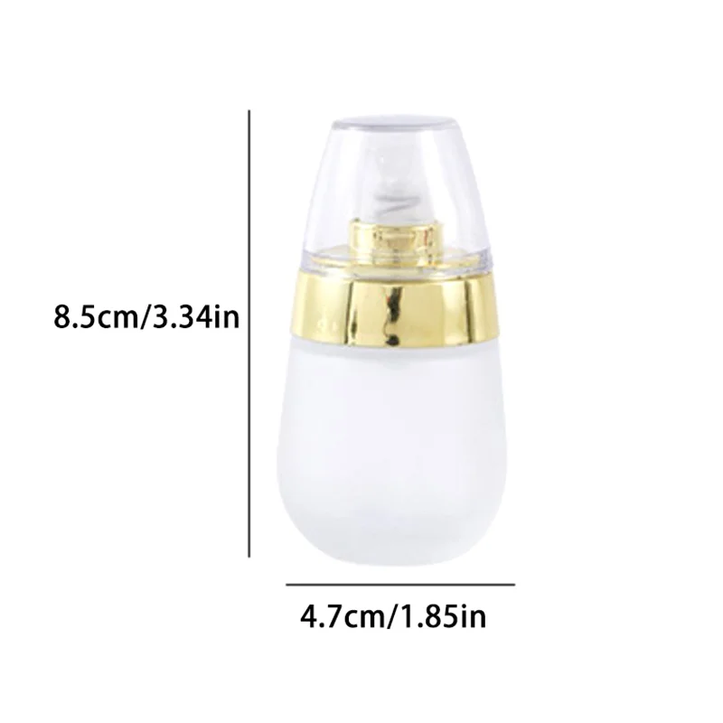 فراغ متجمد الزجاج زجاجة فارغة إعادة الملء الحاويات 30 مللي ماكياج التجميل كريم وجه غسول جرة المراهم مضخة زجاجة السفر