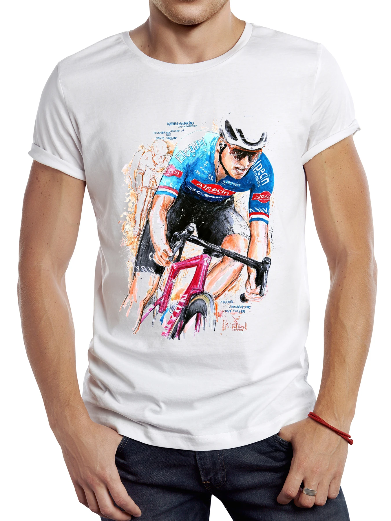 

FPACE Vintage MTB Biker Printed Men T Shirt Graphic Sport Life Cloth Casual Classic Cycling Tops Hipster Bicycle Tee