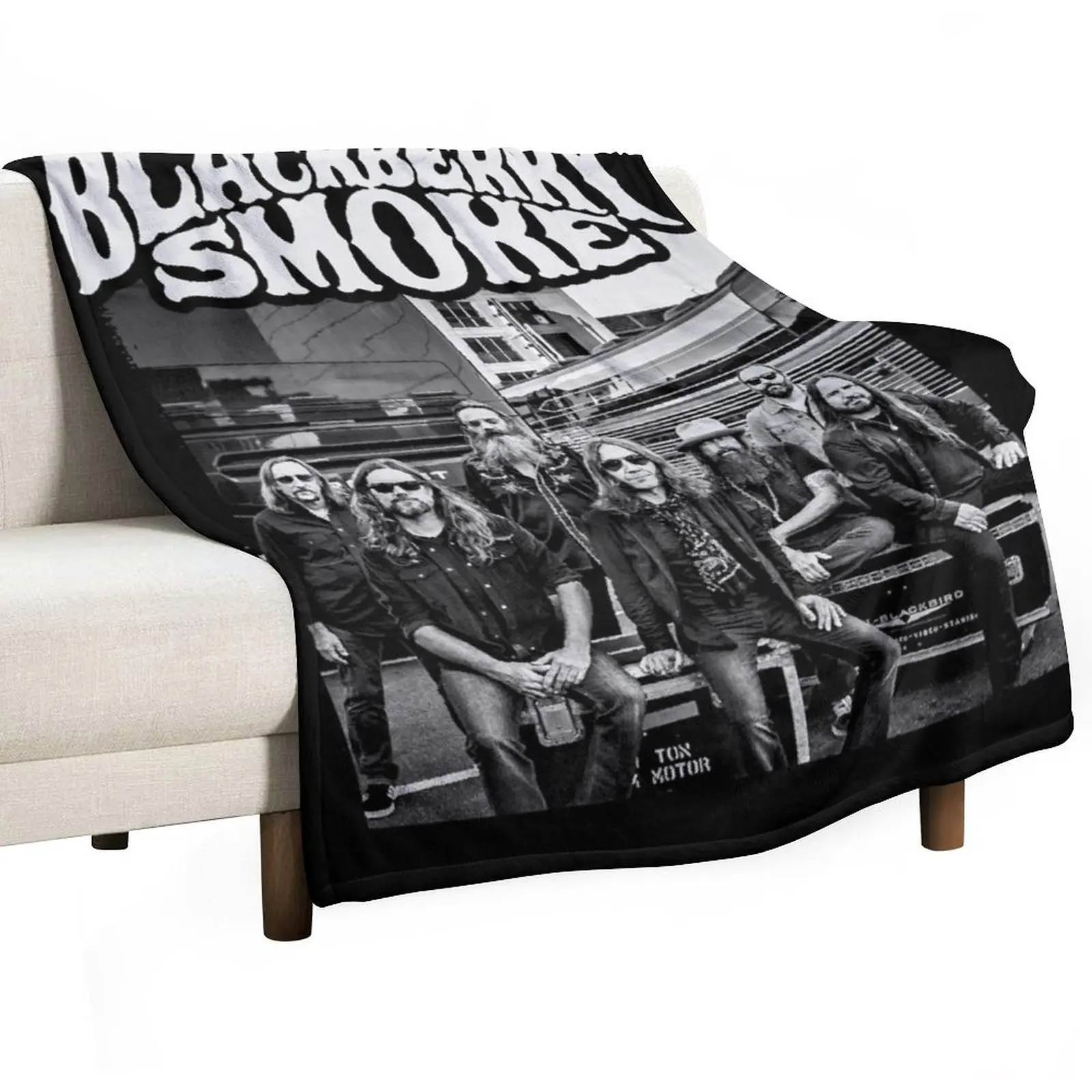 BLACKBERRY SMOKE Throw Blanket Furry Beach For Sofa Thin Blankets