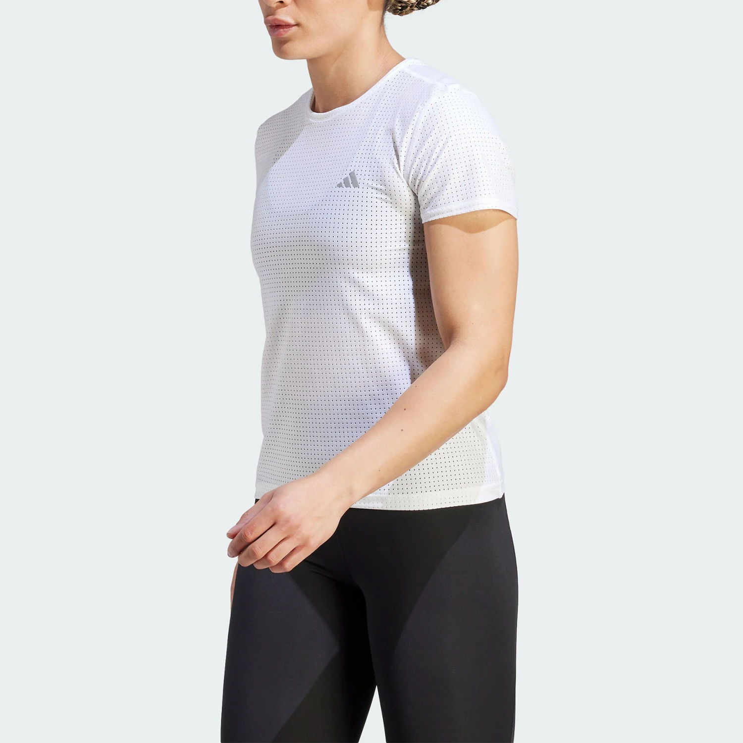 

Женская дышащая футболка для бега Adidas, лето 2023, HM4319