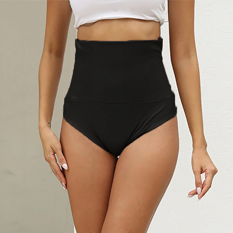 Womens PU Leather High Waist Pants Shorts Outfits Tummy Control Slimming Lift Hip Latex Trousers Streetwear Sheath Shorts 2XL