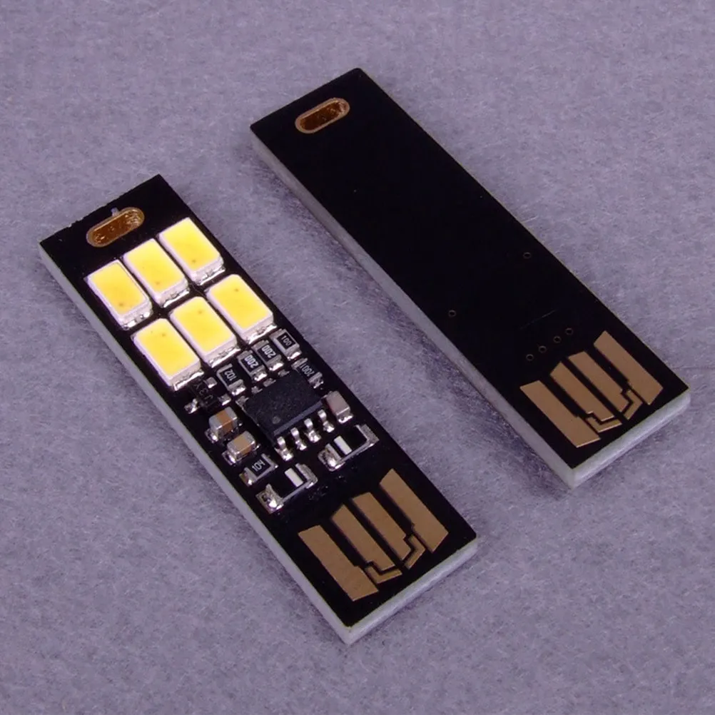 5Pcs Touch LED Lamp Portable Emergency Light for Travel Cycling Water Outage Compact USB Powered Dual Direction
