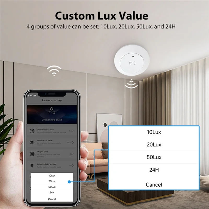

【НОВЫЙ СПИСОК】 Датчик присутствия человека, выключатель света, Bluetooth, датчик присутствия миллиметровой волны, умный датчик движения, выключатель света