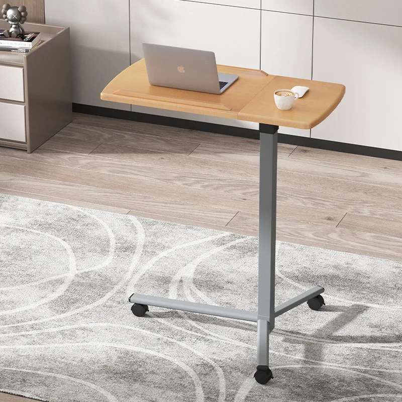 Bedside computer desk side removable lifting notebook bed lazy table folding sofa small book edge rack