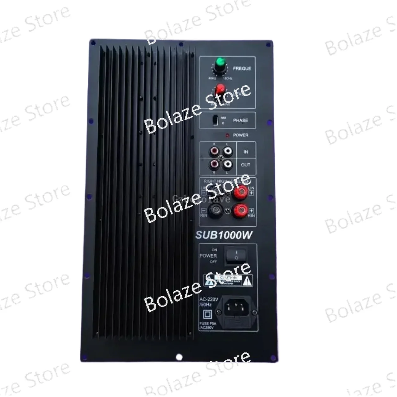 Home subwoofer amplifier board 1000W high power finished 15-inch high power bass high power