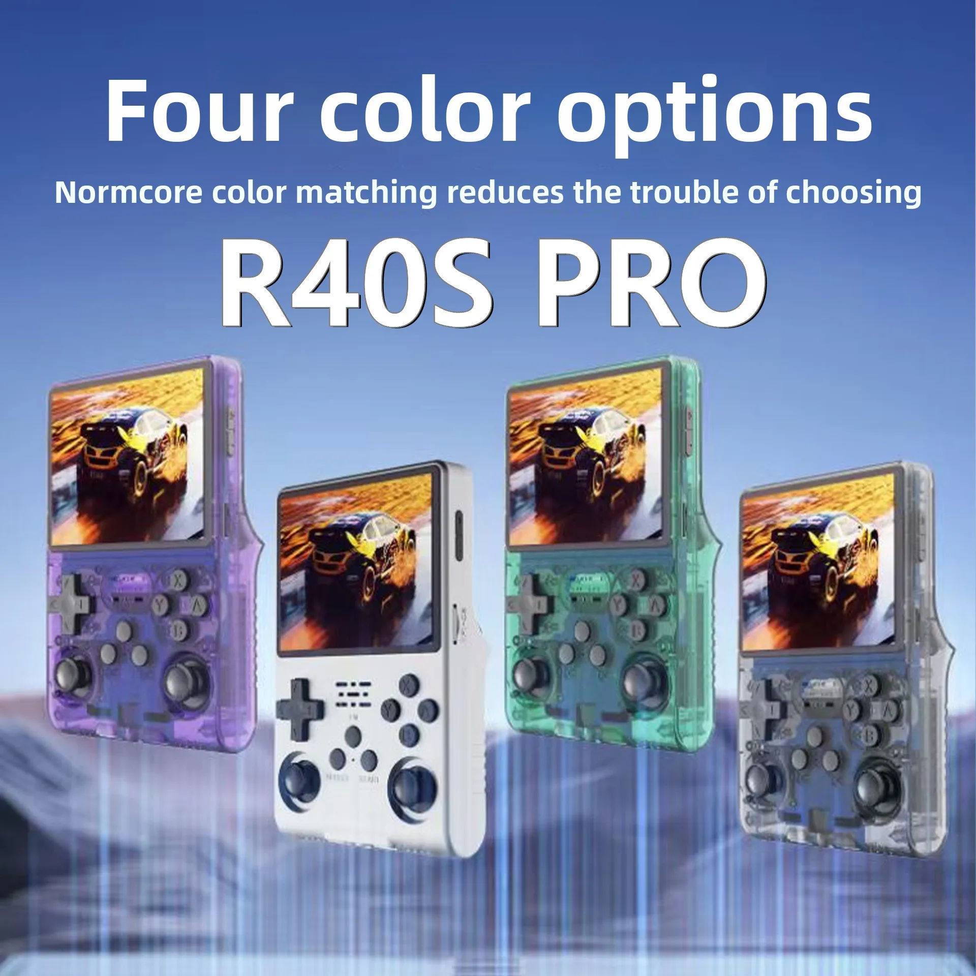 R40S – Console De Jeu Portable Rétro – 30 000 Jeux, 256 Go, Écran IPS 3,5″ – Batterie 3800 MAh – Wi-Fi Et Sortie TV